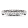 1 - 5 ct. Princess Eternity Band - Main View