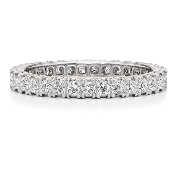 1 - 5 ct. Princess Eternity Band - Detail View