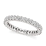 1 - 5 ct. Princess Eternity Band - View 2