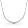 17 ct. tw. Graduated Tennis Necklace - Main View