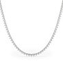 15 ct. tw. Classic Tennis Necklace in 14kt White Gold - Main View