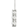 1 ct. tw. Classic 3 Stone Pendant - Side View