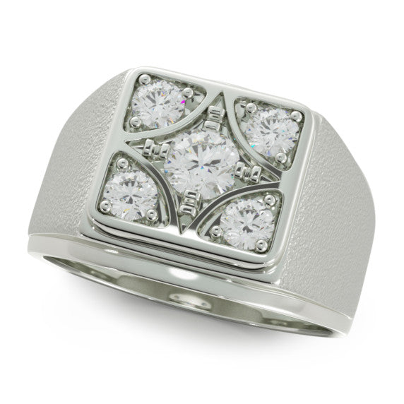 1 ct. tw. Men’s Ring - Main View