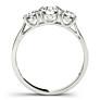 1 1/2 ct. tw. Classic 3 Stone Ring - Side View