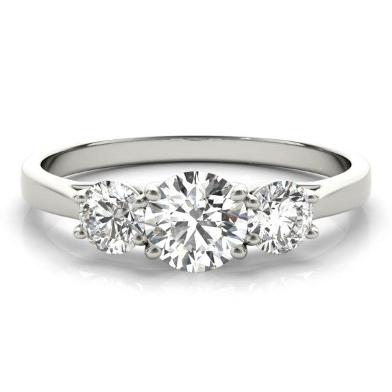 1 ct. tw. Classic 3 Stone Ring - Main View