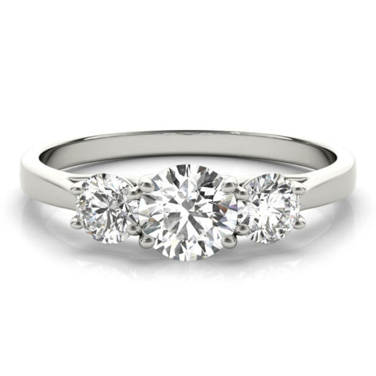 1 ct. tw. Classic 3 Stone Ring - Main View