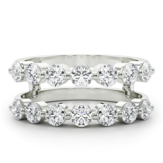 1 1/2 ct. tw. Single Shared Prong Ring Enhancer - Main View