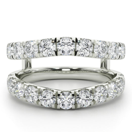 2 ct. tw. Chevron Ring Enhancer - Main View