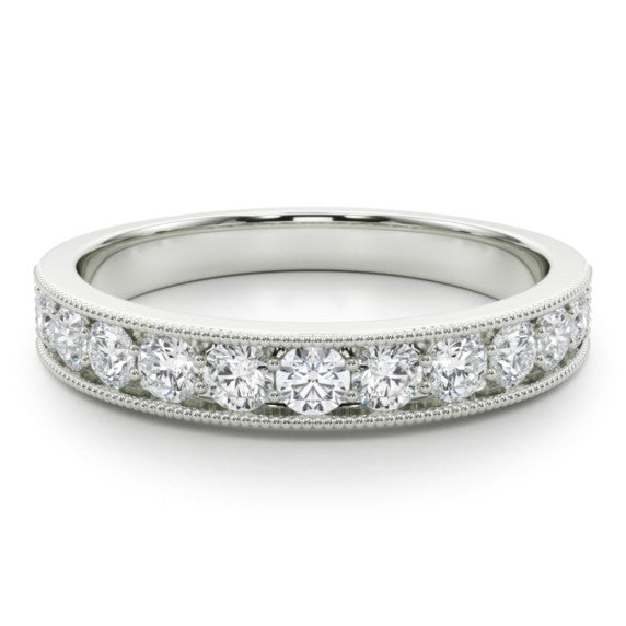 1/2 ct. tw. Milgrain Pave Elegance Band - Main View