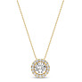 1/2 ct. tw. Stellar Round Halo Pendant - Main View