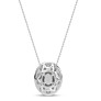 1 ct. tw. Stellar Oval Halo Pendant - Side View