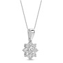1/2 ct. tw. Starburst Luminary Pendant - Side View