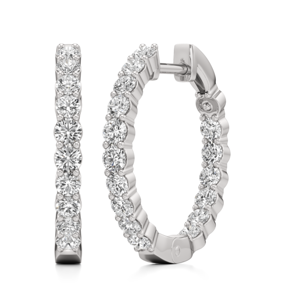 Merle Inside Out Hoops - Main View