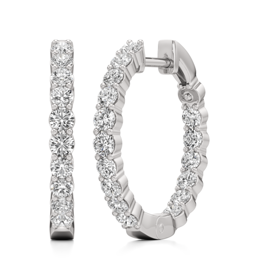 Merle Inside Out Hoops - Main View