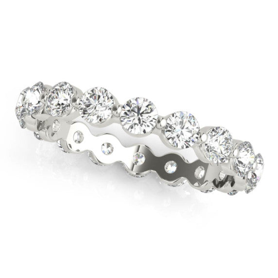 2.9mm Single Prong Eternity Band - Main View