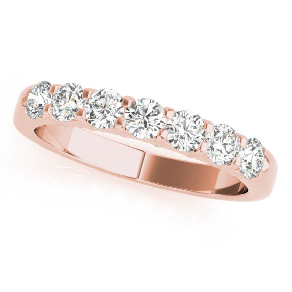 1/2 CT. TW. Coupé 7 Stone Diamond Ring - View 2