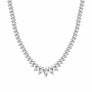 24 ct. tw. Marquise Graduated Tennis Necklace - Main View
