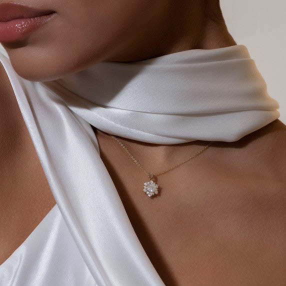 1 ct. tw. Starburst Pendant - Detail View