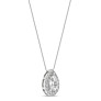 1/2 ct. tw. Stellar Pear Halo Pendant - Main View
