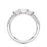 1/4 ct. tw. Baguette Contour Band - View 2