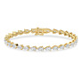 7 ct. tw. East-West Pear Tennis Bracelet - View 2
