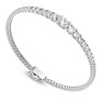 5 ct. tw. Oval-Centered Graduating Tennis Bracelet - Side View