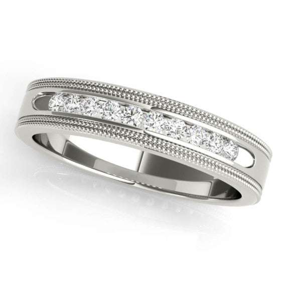 Myron Men's Diamond Band - View 2