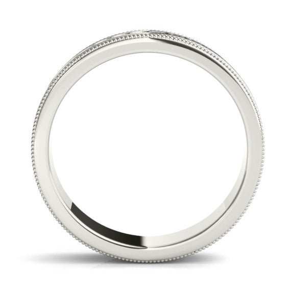 Myron Men's Diamond Band - Detail View