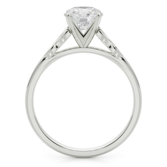 Celtic Solitaire Ring - Detail View