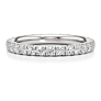 1 - 3 ct. Round French Pave Eternity Band - Main View