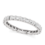 1 - 3 ct. Emerald East-West Eternity Band - Side View