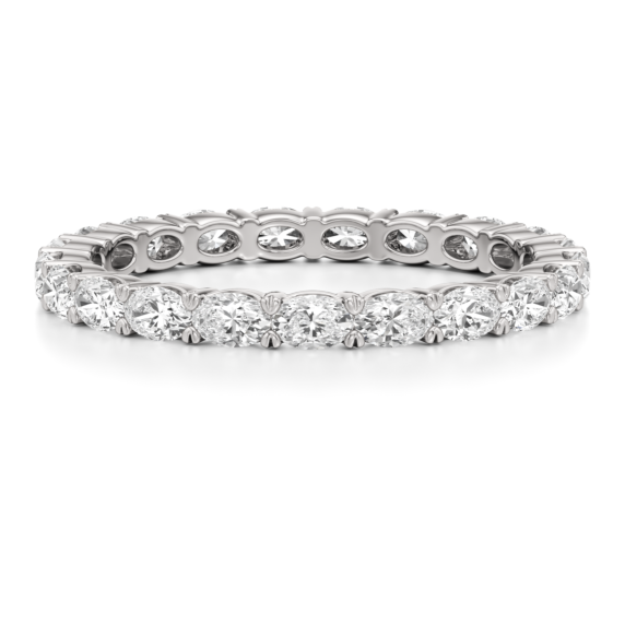 1 - 3 ct. Oval East-West Eternity Band - Main View