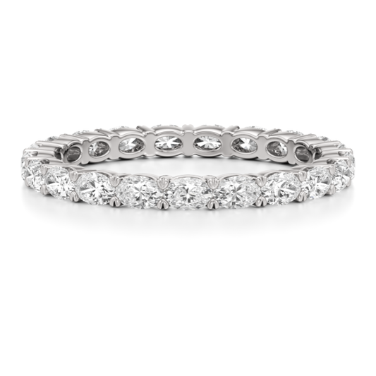1 - 3 ct. Oval East-West Eternity Band - Main View