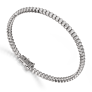 2 - 7 ct. Half Bezel Tennis Bracelet - Main View