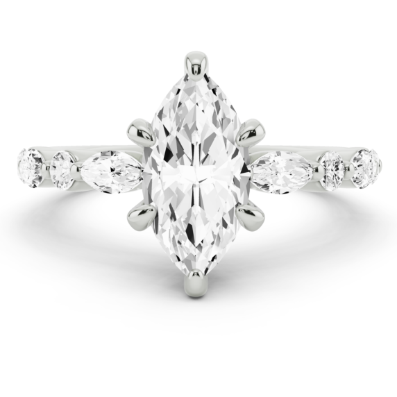 Demi Marquise Ring - Side View