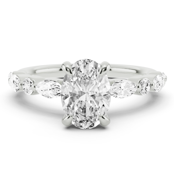Demi Marquise Ring - Side View