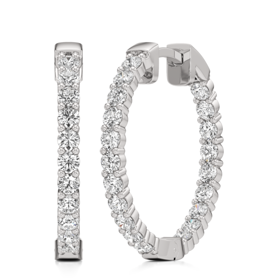 Classic Inside-Out Hoops - Main View